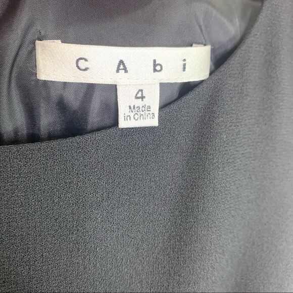 Cabi ❤️ pleated little black dress size 4 (E1) - Picture 7 of 12